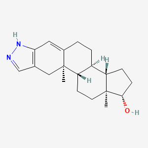 [3,2-c]pyrazole-androst-4-en-17beta-ol image