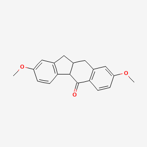 Flualprazolam (8-chloro-6-(2-fluorophenyl)-1-methyl-4H-benzo[f][1,2,4]triazolo[4,3-a][1,4]diazepine) image