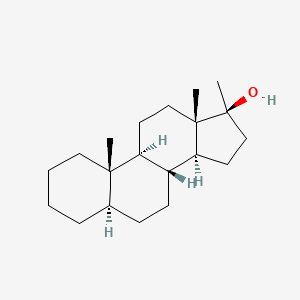 2-alpha,3-alpha-epithio-17-alpha-methyl-5-alpha-androstan-17-beta-ol image