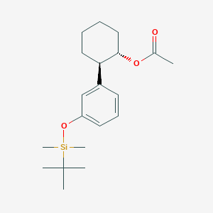 2-(4-Bromo-2,5-dimethoxyphenyl)-N-(2-methoxybenzyl)ethanamine (25B-NBOMe) image