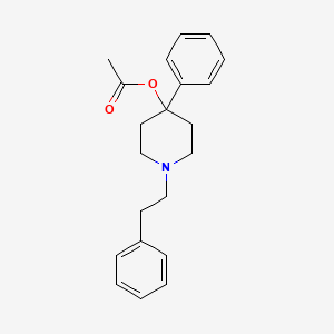 1-(2-Phenylethyl)-4-phenyl-4-acetoxypiperidine image