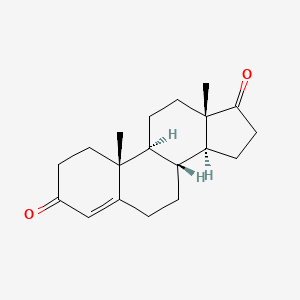 5-androstenedione (androst-5-en-3,17-dione) image