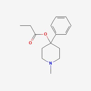 1-Methyl-4-phenyl-4-propionoxypiperidine image