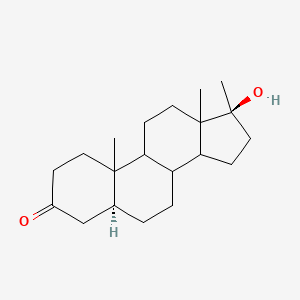 17-alpha-methyl-androstan-3-hydroxyimine-17-beta-ol image