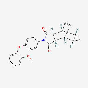 Methyl 2-(1-(4-fluorobenzyl)-1H-indazole-3-carboxamido)-3-methylbutanoate image