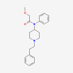 2-methoxy-N-(1-phenethylpiperidin-4-yl)-N-phenylacetamide image